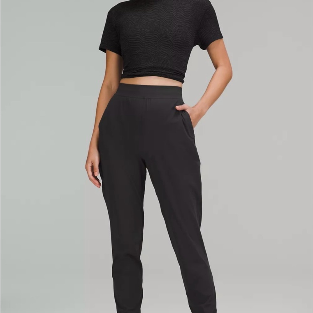 Women's Black Jogger Pants - Picture 7 of 7